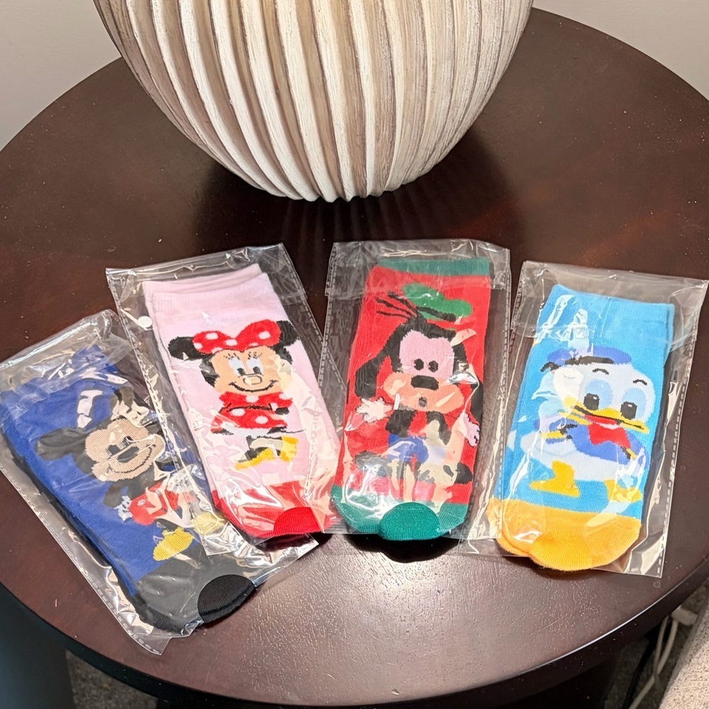 Disney Vibrant Character Socks Collection